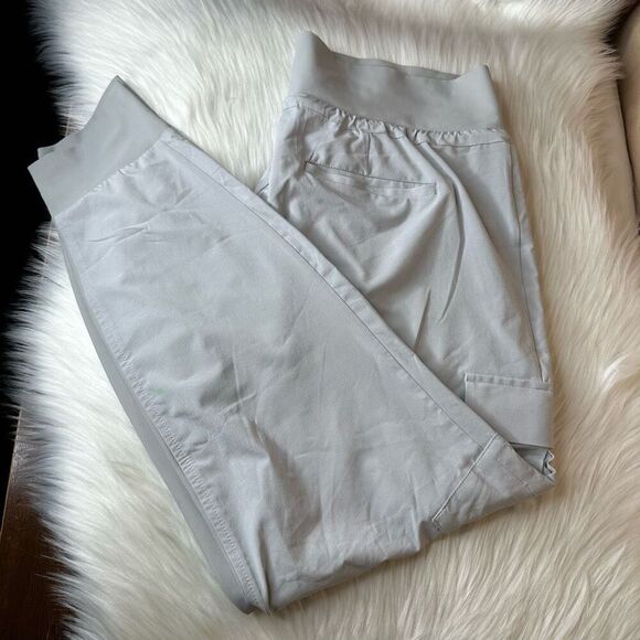 Athleta Sutton Joggers in Light Grey Size 10 - Picture 2 of 13
